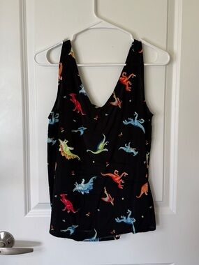 ModCloth Dinosaur Print Tank Top